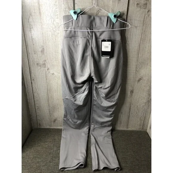 Alleson Athletic Mens Baseball Pants Size Small Red Stripe Open Bottom - Picture 2 of 5